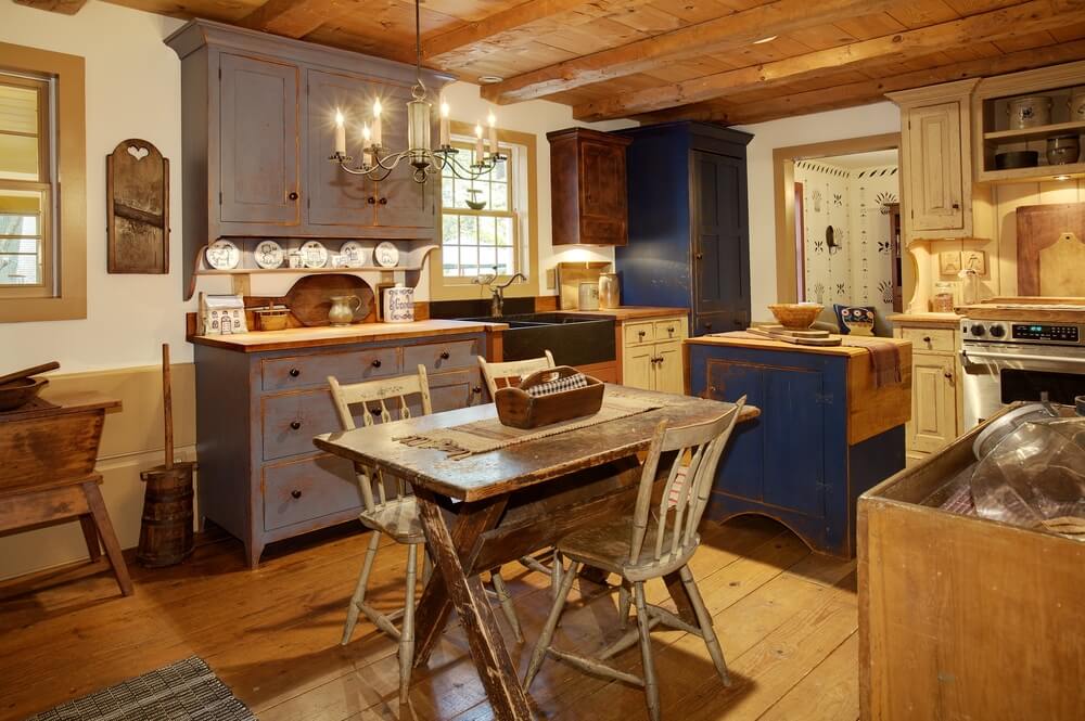rustic kitchen personality