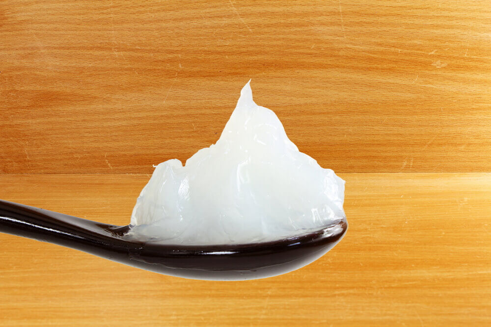 stripped wood petroleum jelly