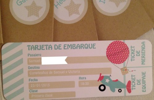 A travel-inspired DIY birthday invitation.