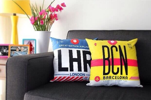 travel lover decorative pillows
