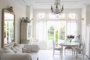Classic decor with white.