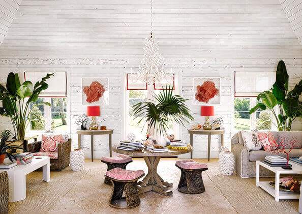 Alessandra Branca masterfully incorporates pinks into her designs.