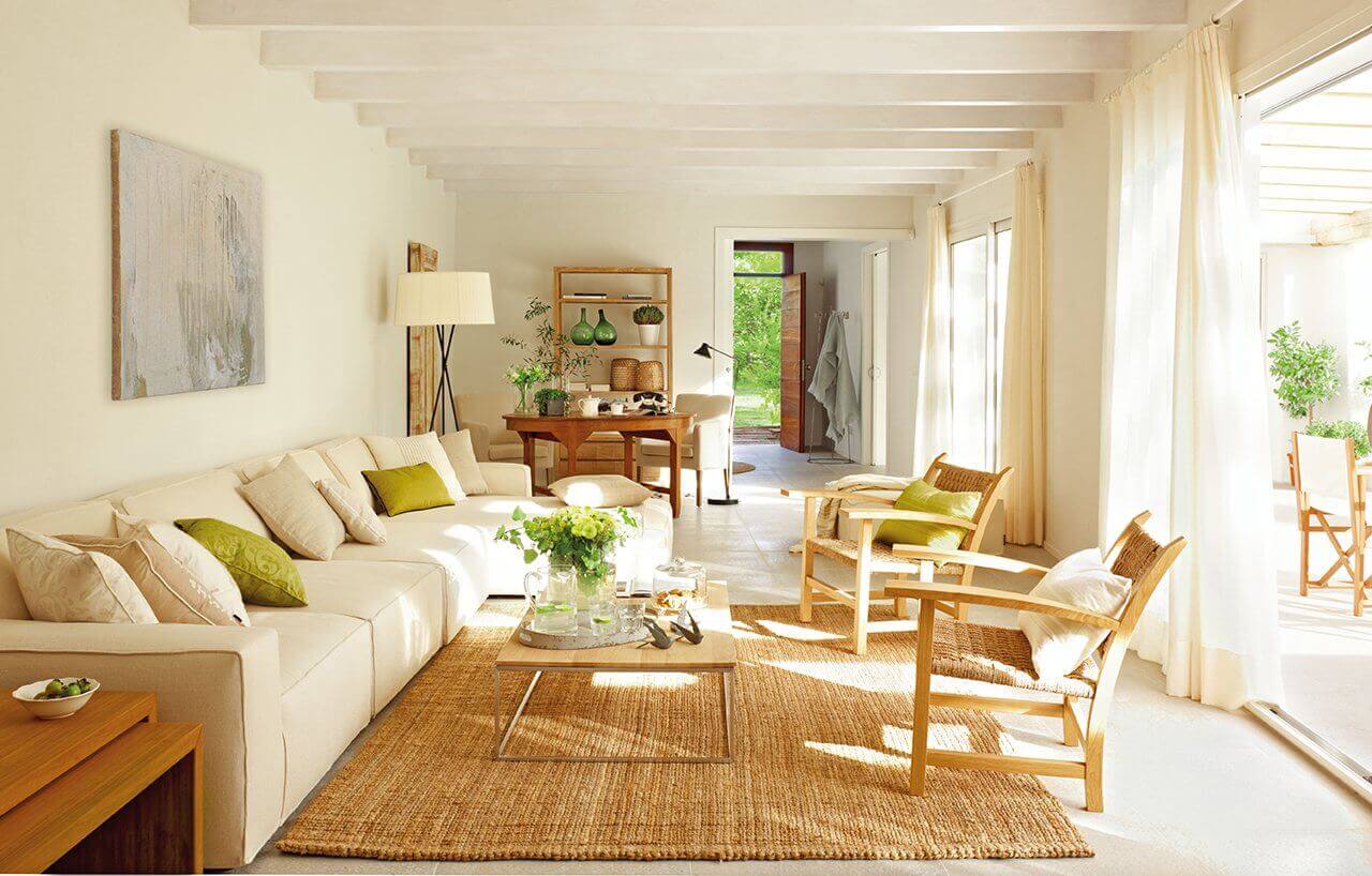 esparto grass rug decor