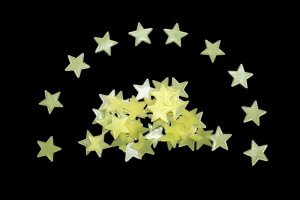 Glow-in-the-dark stars.