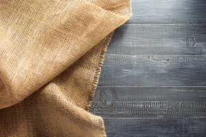 Decorate with heavy fabric like canvas.