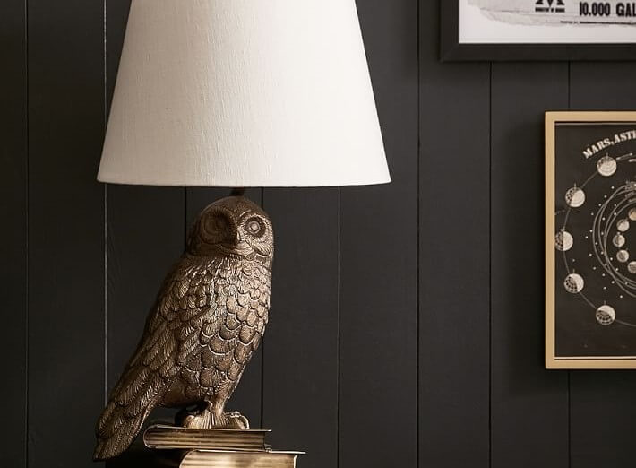Hedwig lamp for a teenager's bedroom