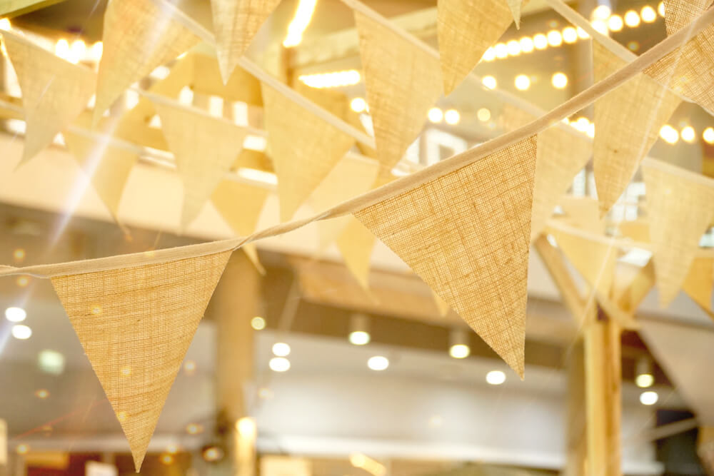 string pennant decor