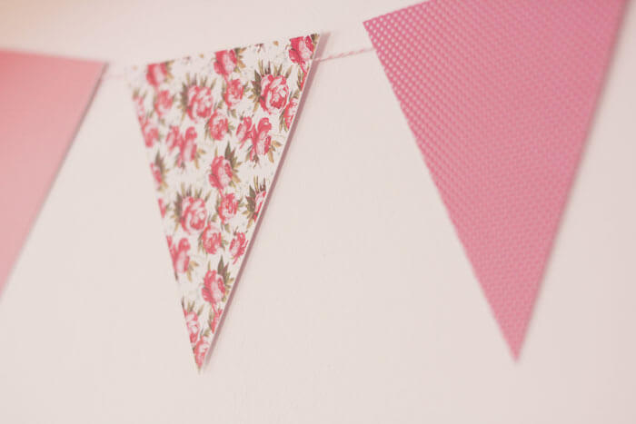 string pennants trianglar