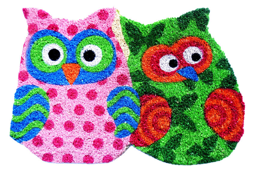 welcome mat owls