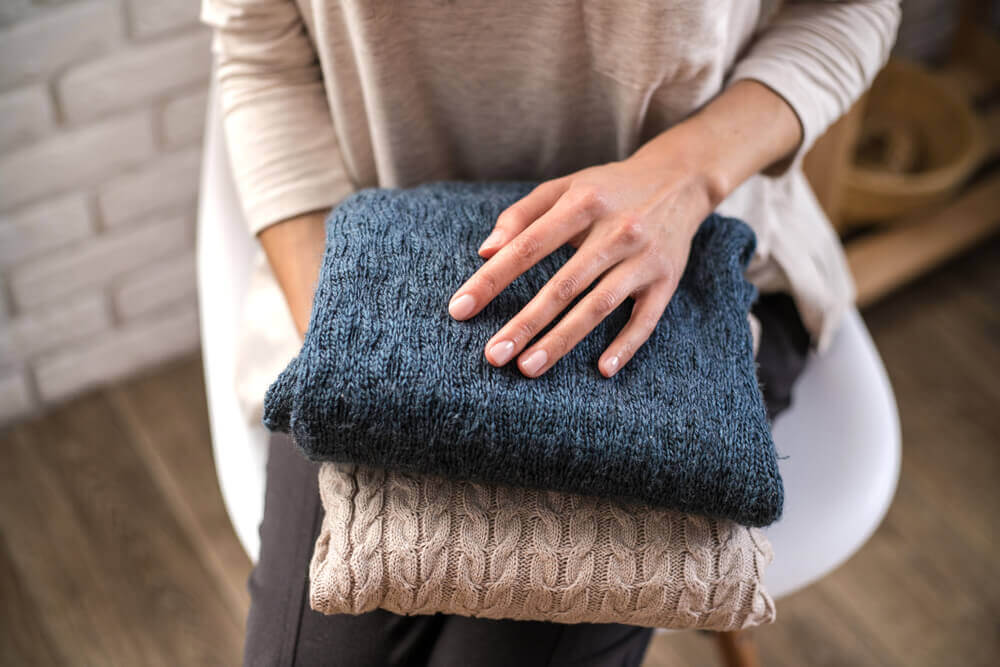 winter clothes container