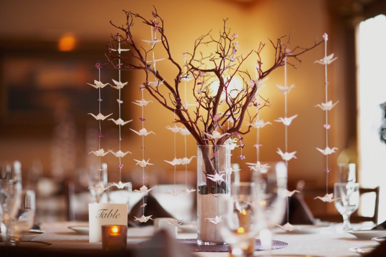 Wooden Table Centerpieces