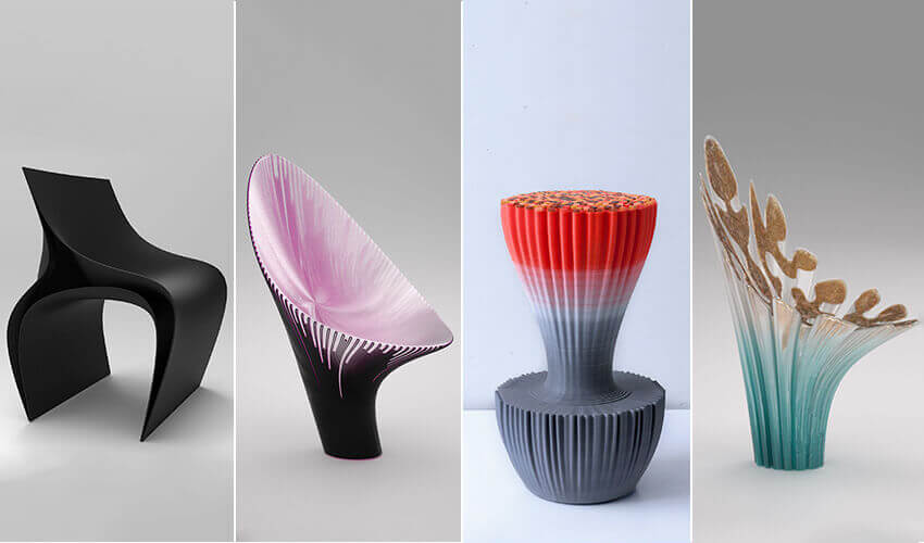 3D printed furniture chairs