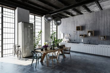 The Industrial Style Decorate With Metal And Steel Decor Tips