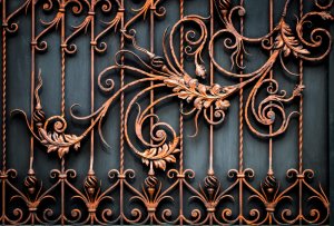 Original Wrought Iron Stair Railings