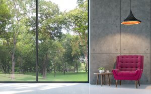 Large Windows to Maximize Natural Light