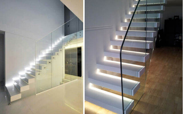 lighting stairs lateral