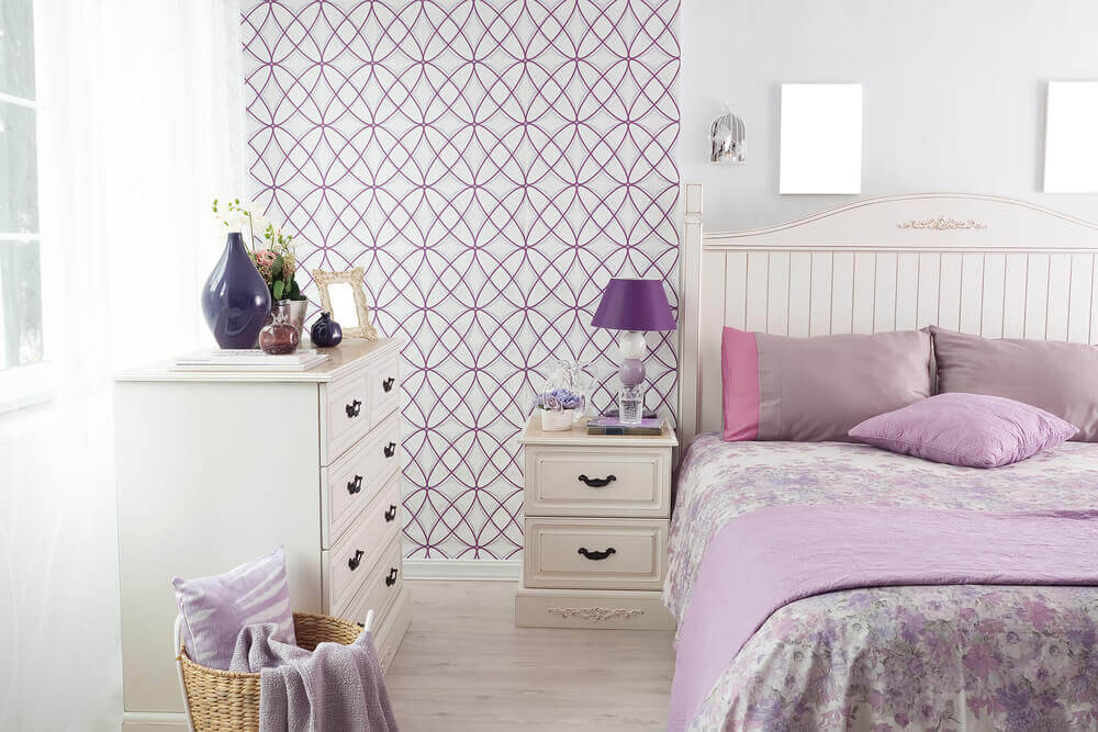 lilac bedroom