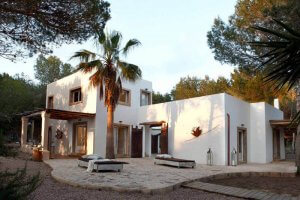 A Spanish Mediterranean style home.