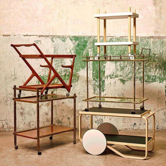 Using Serving Carts to Decorate your Home Decor Tips