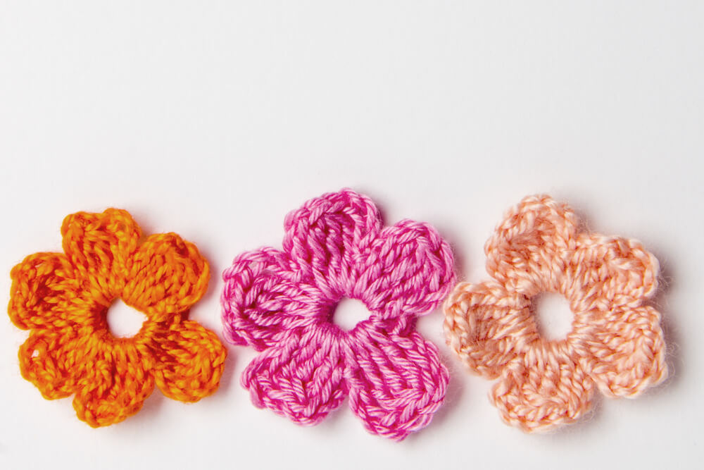 crochet flowers examples