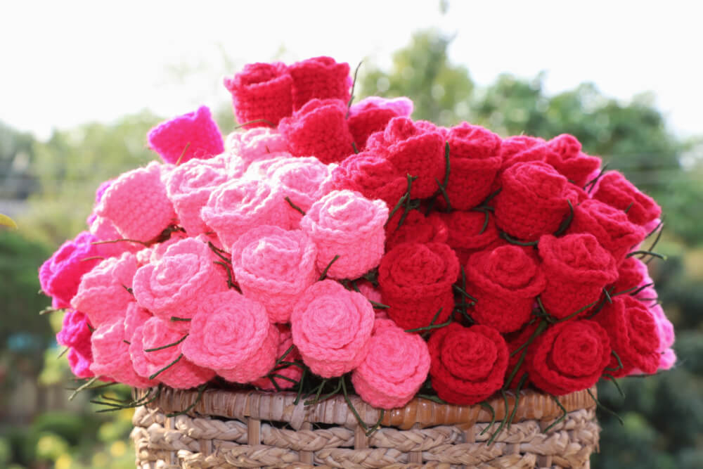 crochet flowers roses