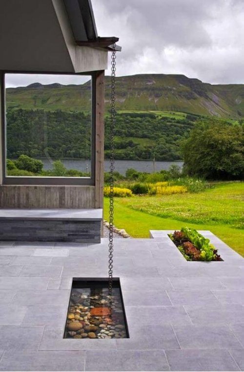 A beautiful terrace.
