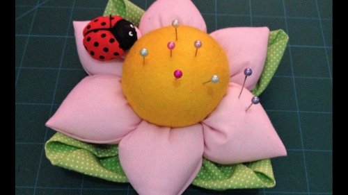 A flower pin holder.
