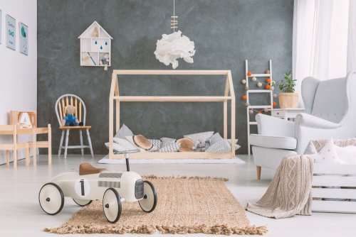 A Montessori room.