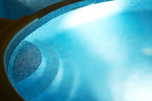 Lighting for night swimming.