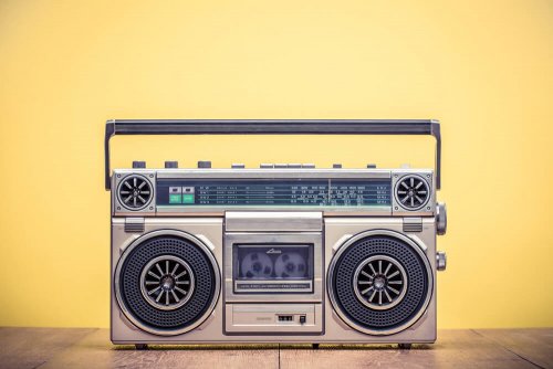 Vintage Boomboxes and Tape Players