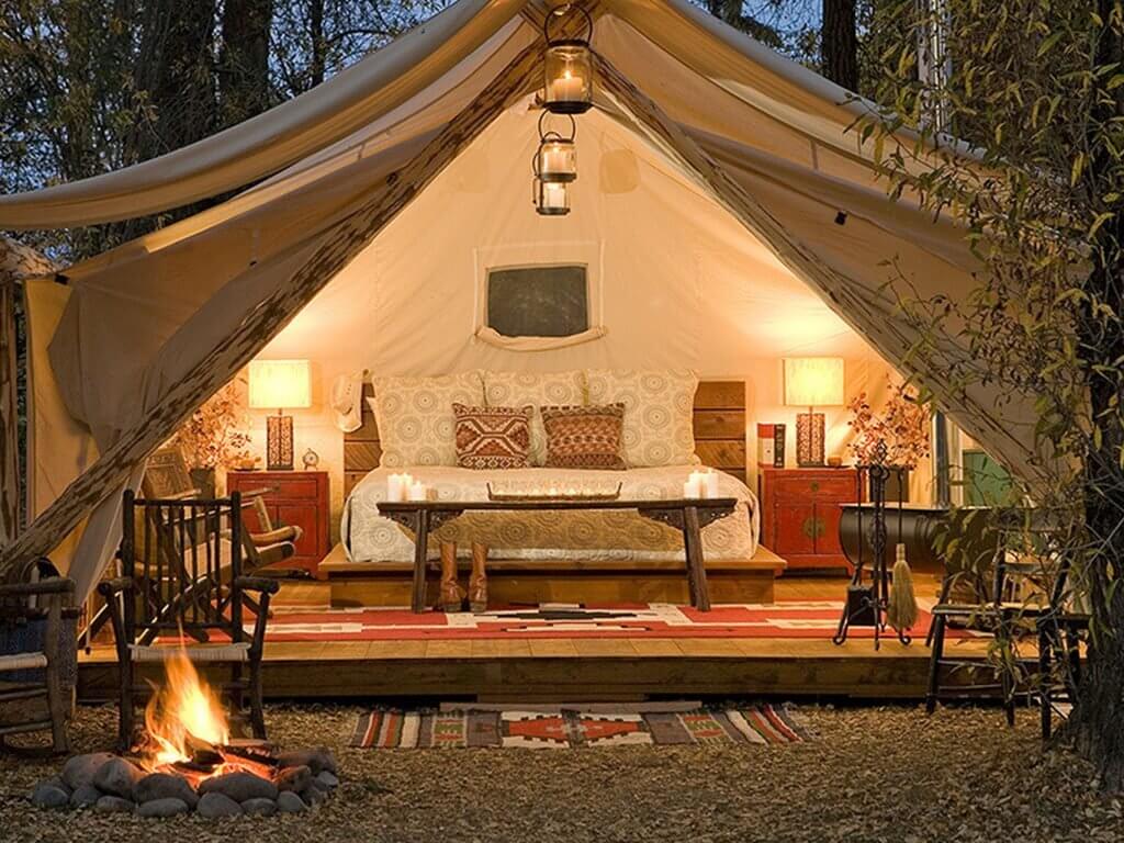 Set Up Your Own Backyard Bedouin Tent - Decor Tips