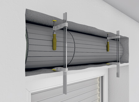 Fixing broken blinds.