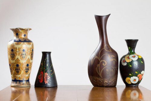 Artisan Crafted Wooden Vases for Your Home
