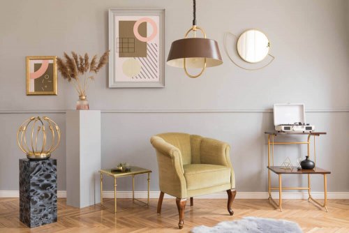 Accessories is a great way to use textures and give a unique look to the place.