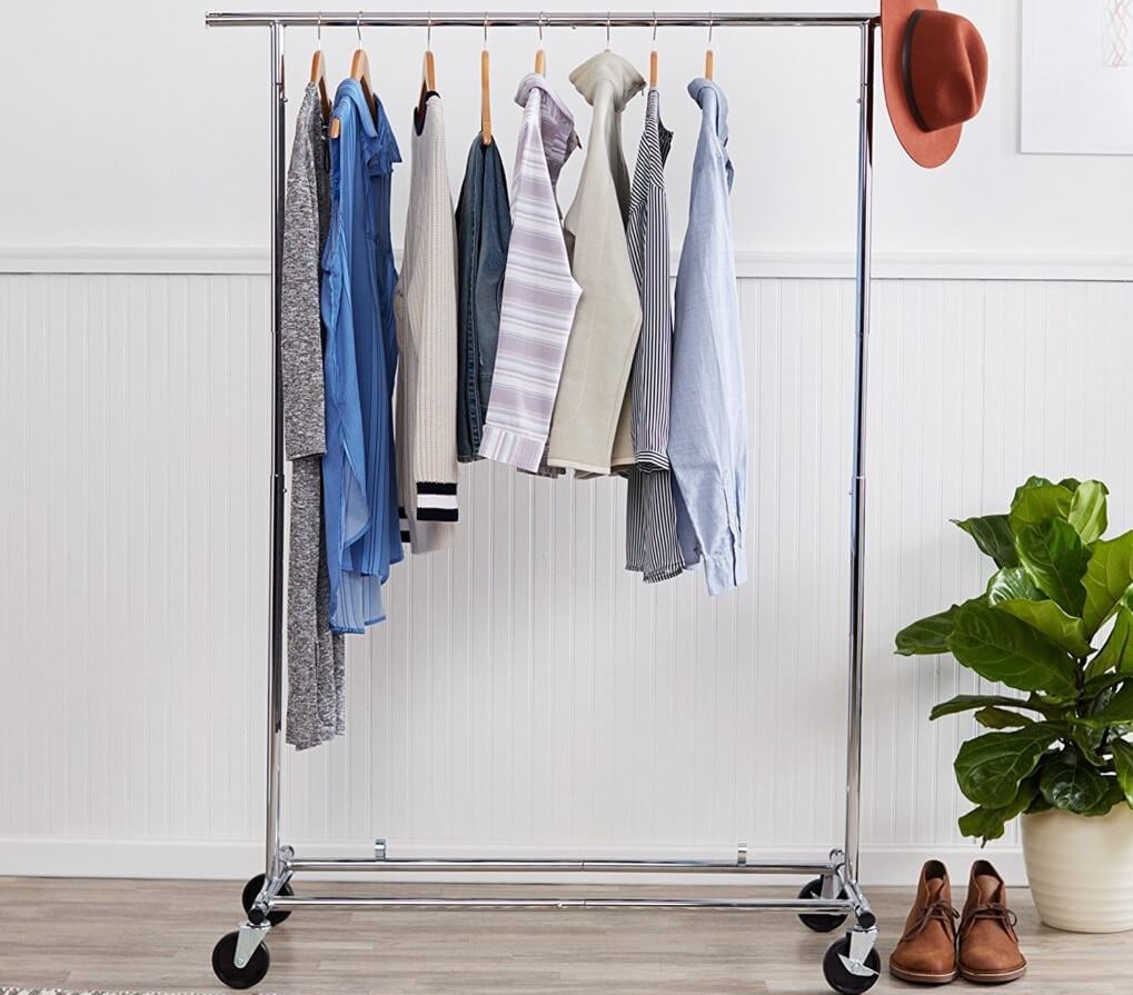 clothes racks wheels
