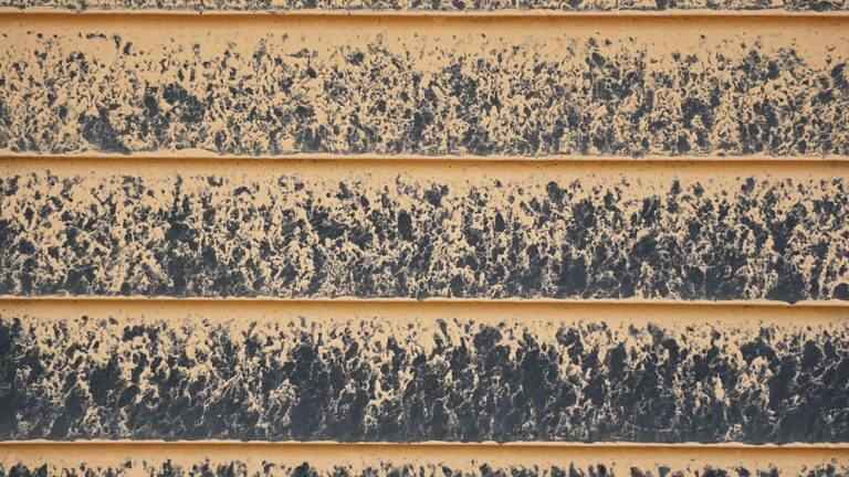 exterior blinds dirt dust