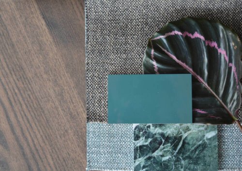 Different textures layered one on top of another.