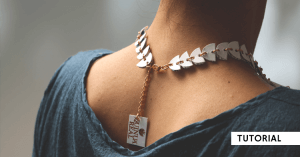 Sustainable plastic jewelry.