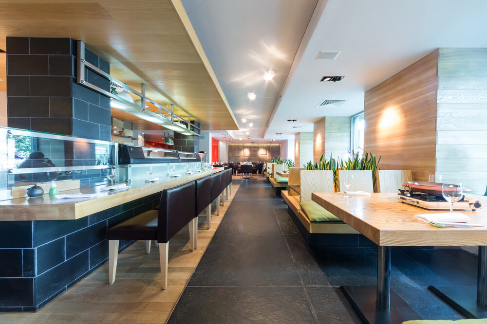 restaurant decor wall color