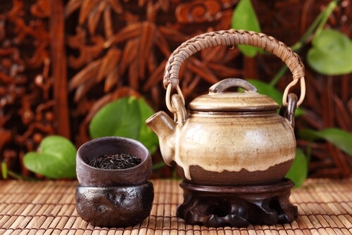 Asian home decor tea sets