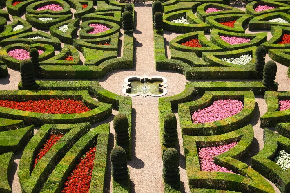 French garden symmetry