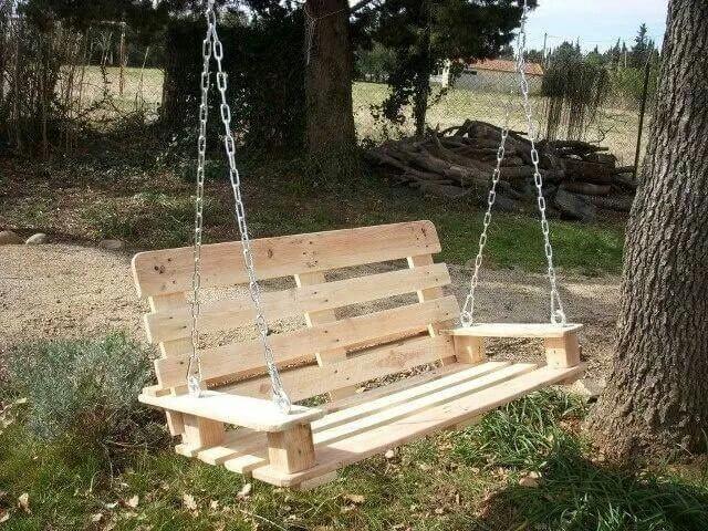 backyard swings pallet