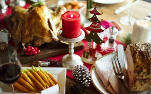 Christmas dinner.