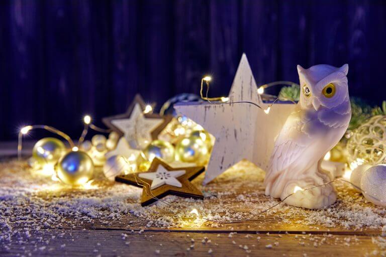 LED Christmas lights.