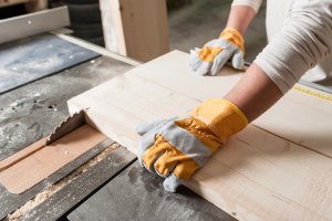Cutting your timber down to size.