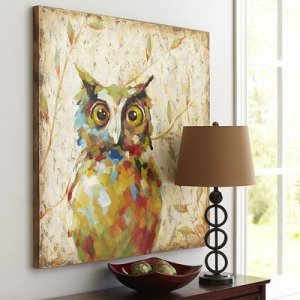 Owl painting.