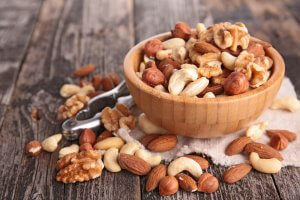 Mixed nuts.