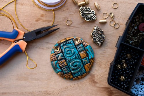 polymer clay pendants