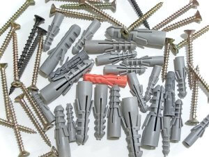 Screws and anchors.