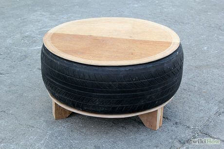 tire chairs stool